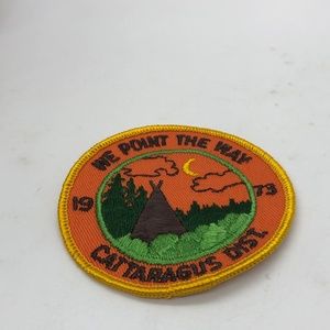 VINTAGE 1973 CATTARAGUS DISTRICT Boy Scout ‘We Point The Way’ PATCH